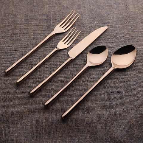 Camellia PVD Flatware, 5-Pc. Place Setting