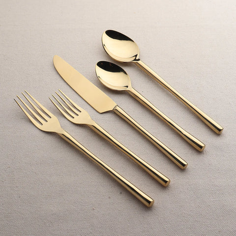 Camellia Flatware, 5-Pc. Place Setting - INOX Artisans