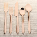 Estique Bronze PVD 5 Pcs. Flatware Set INOX Artisans