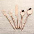 Estique Bronze PVD 5 Pcs. Flatware Set INOX Artisans