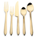 Estique Bronze PVD 5 Pcs. Flatware Set INOX Artisans