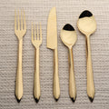 Estique Bronze PVD 5 Pcs. Flatware Set INOX Artisans