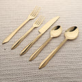 Estique Bronze PVD 5 Pcs. Flatware Set INOX Artisans