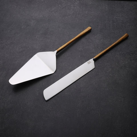 MEDICKI CAKE SERVER 2 PC. SET - INOX Artisans