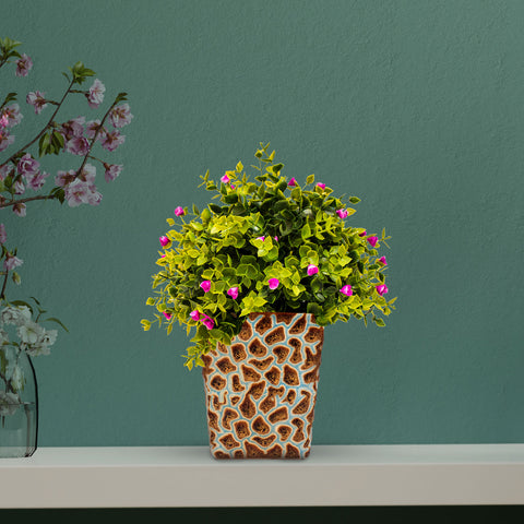 Tersa Square Speckled Vase