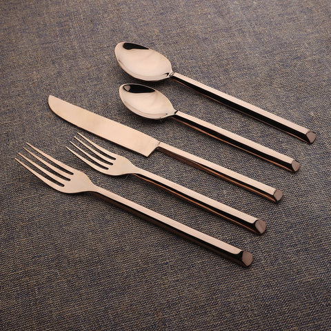 Plateau Flatware, 5-Pc. Place Setting - INOX Artisans