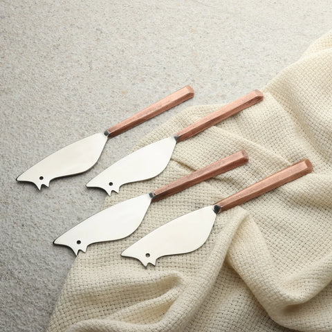 PLATEAU RATONCITO CHEESE SPREADER/KNIFE 4 PC. SET - INOX Artisans