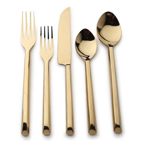 Plateau Flatware, 5-Pc. Place Setting - INOX Artisans