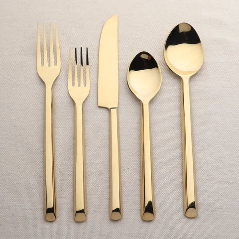 Plateau Flatware, 5-Pc. Place Setting - INOX Artisans