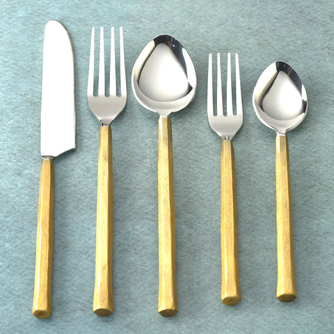 Snowflake Flatware, 5- Pc. Place Setting