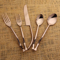 Twig Cinnamon Bronze PVD 5 Pc. Flatware Set - INOX Artisans