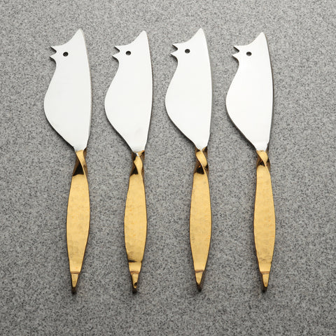 TWISTED URBAN RATONCITO CHEESE SPREADER/KNIFE 4 PC. SET