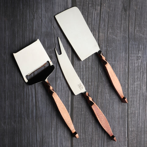 TWISTED URBAN CHEESE KNIFE 3 PC. SET