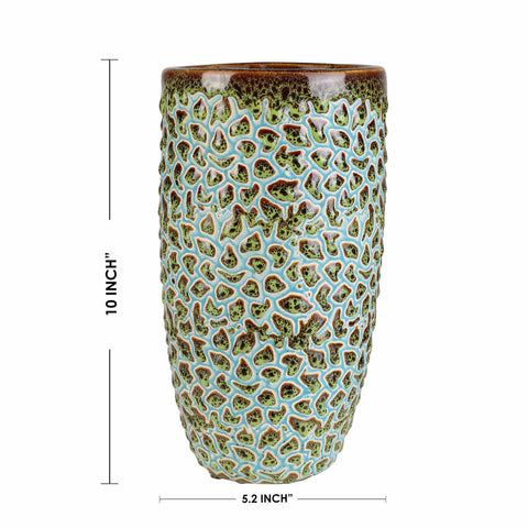 Amelie Dappled Long Vase