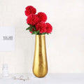 Aurelia Tall Gold Cylinder Vase