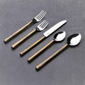 Camellia Flatware, 5-Pc. Place Setting in Vintage Gold
