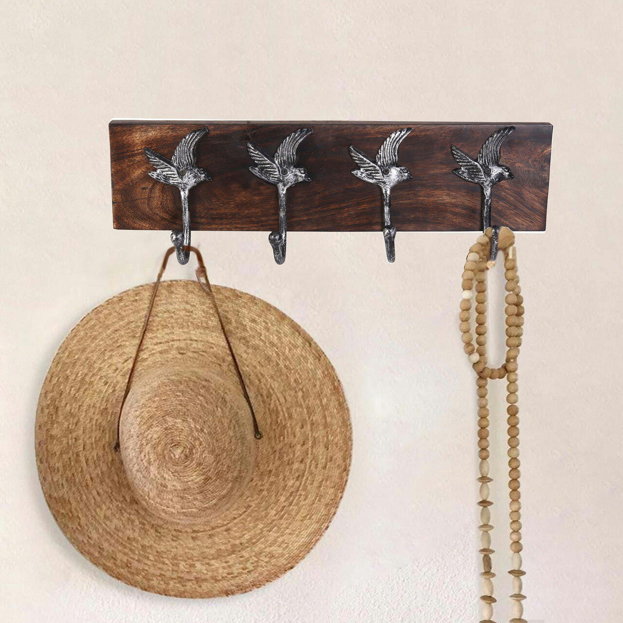 Carbon Black Flying Bird Rustic Wall Hook Rack   Carbon Black Flying Bird Rustic Wall Hook Rack  73570.1654449868.1280.1280 