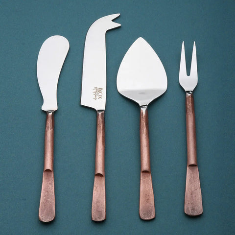 Celia Cheese Knives, Spreader & Fork Set