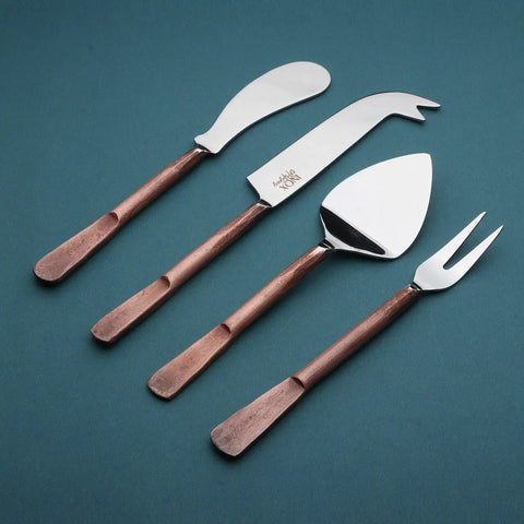 Celia Cheese Knives, Spreader & Fork Set