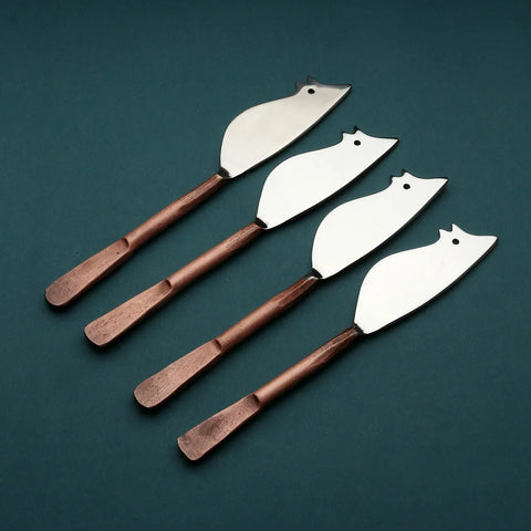 Celia Ratoncito Cheese Knife 4 Pc. Set