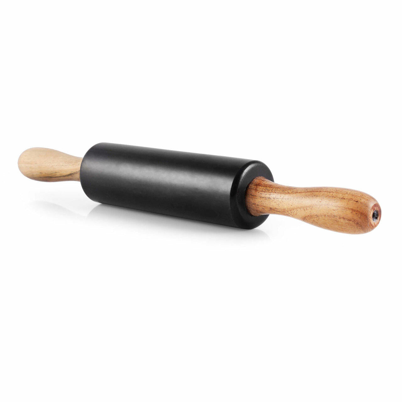 10 in Black/White Softworks Non-Stick Rolling Pin