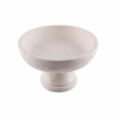 Gala Natural Marble Pedestal Bowl