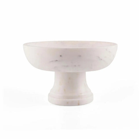 Gala Natural Marble Pedestal Bowl