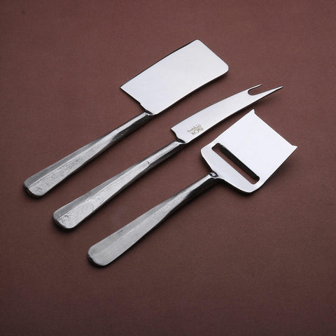YXChome 4 Cheese Knives Set-Mini Knife, Butter Knife & Fork