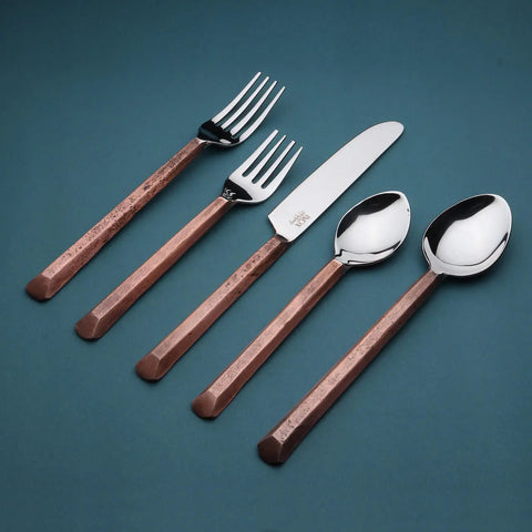 STYLED SETTINGS Copper Kitchen Knife Set, 13 PC - Rose Gold