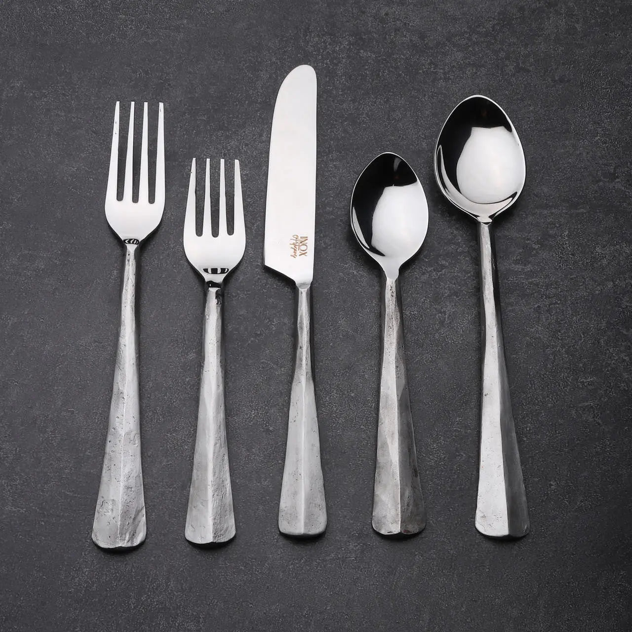 Cosage good Texture Nascent Steel 20 Pc. Flatware Set (Serves 4)