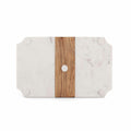 Salome Marble & Wood Charcuterie Board