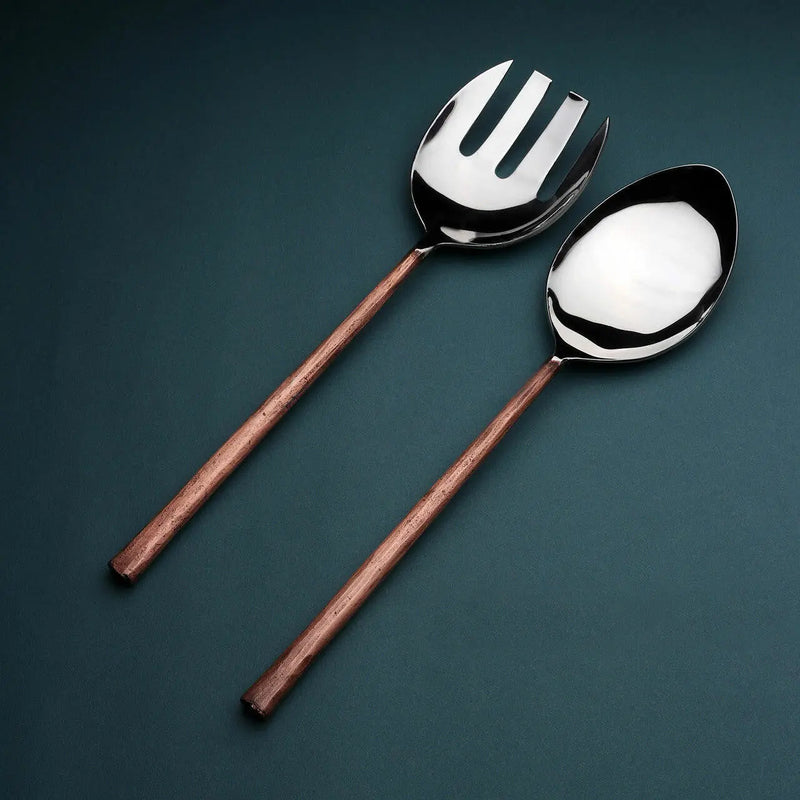 salad server, salad serving set, serveware, serving set,anniversary gift,christmas gift,christmas,coffee,farmhouse,flatware,gift for her,gift for home,handmade gift,hostess gift,housewarming,gift,rustic,scoop,serveware,silverware,wedding favor