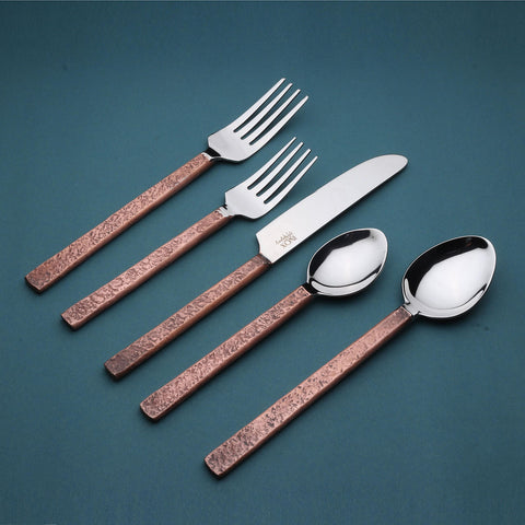 Urban Chiseled Copper, 5-Pc. Place Setting